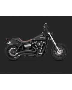  Vance And Hines  Super Radius Exhaust Systemblack For Dyna Black
