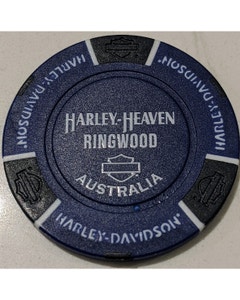  Harley-davidson  Ringwood Collectable Poker Chip