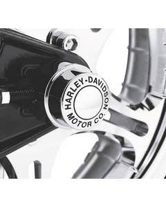  Harley-davidson  Motor Co Script Rear Axle Nut Covers
